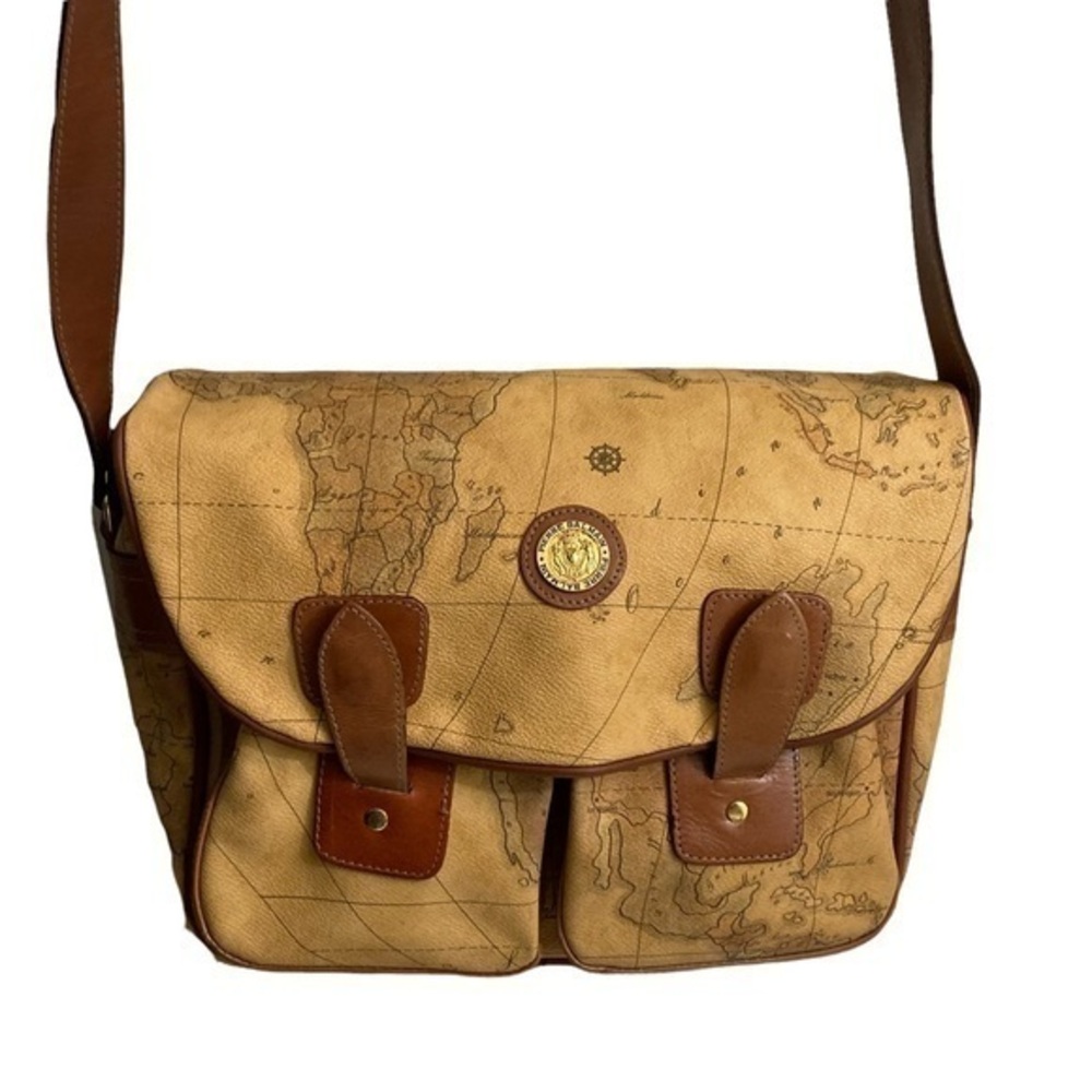 Pierre Balmain RARE vintage world messenger bag